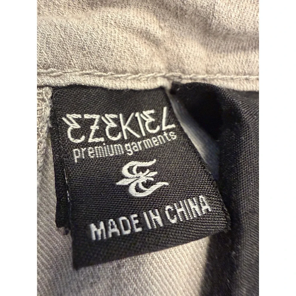 Ezekiel Mens Gray Slim Straight Denim Jeans Size 32 Casual Skate Lifestyle
